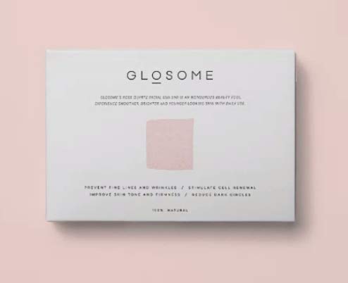 Glosome Premium Rose Quartz Facial Gua Sha