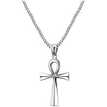 HOLLP Ankh Cross Y Necklace Cross Y Necklace Egyptian Ankh Y Necklace Egyptian Religion Ankh Jewelry Coptic Gift