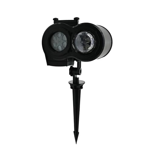 Lampe projecteur LED extérieur Noël Halloween motif eau et lumières de cartes