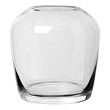 BESONDERHEIT: Handarbeit, jedes Teil ein Unikat | FARBE: Transparent | GUT ZU WISSEN: Durch den stabilen Boden besonders standsicher | MAßE: Höhe: 11cm, Durchmesser: 11cm | MATERIAL: Mundgeblasenes Glas