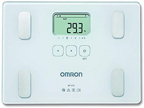 OMRON BF-212 Body Composition Monitor display and buttons