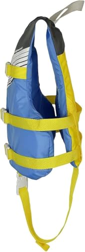 Stohlquist Kids Life Jacket 30-50 lbs - Coast Guard Approved Life Vest - Type III PFD for Boys and Girls - Secure & Adjustable Fit for Swimming, Boating & Water Sports
