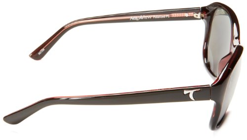 Typhoon Women's Coral Polarized Oversized Sunglasses, Black Over Rose, 60 Mm #TOP2