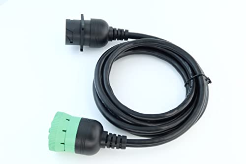 Wbld 9Pin J1939 Green Type2 Male To J1939 Black Type 1 Female Extension Cable #TOP4