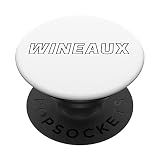 Wineaux Autrement connu sous le nom de amateur de vin PopSockets PopGrip Interchangeable