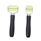 GOOHOCHY 2 Piezas Rodillo para Pegar Pintado para Pared y Coche Herramienta Ergónomica para Alisar y Mejorar Adhesión Decoración Autoadhesiva