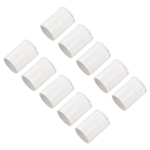 QUARKZMAN - QUARKZMAN 20 Stück Rohradapter männlich PVC Kontermutter Rohrschellen 25 mm Dichtung Anschluss für Adapter Fitting Conduit Box Kabelmanagement DIY Projekt