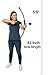 ArrowSoft Bows for Arrow Soft, Archery Tag, and Combat Archery. Bows for All Ages from Beginner to Advanced! (Youth/Small Adult Bow with 6 Arrows)