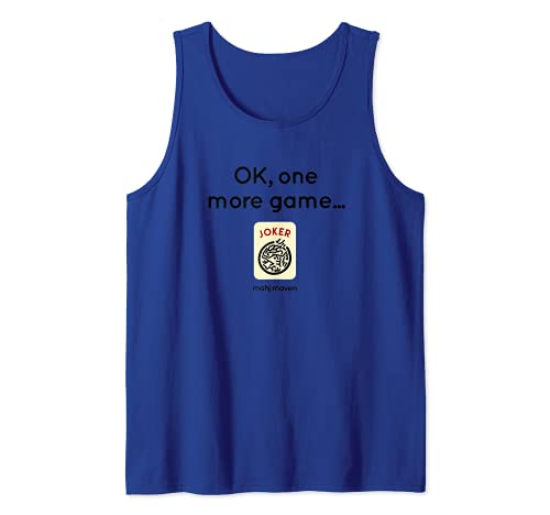 Vale, ¡un partido más! Mahjong (mahj jong) Camiseta sin Mangas