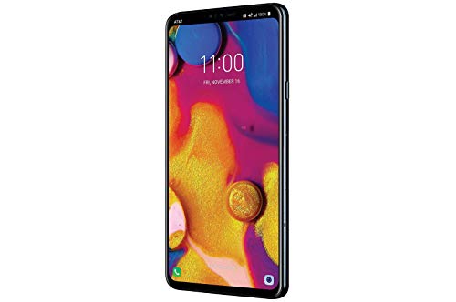 LG V40 ThinQ 64GB T-Mobile Smartphone w/ 5-Cameras, 6.4" QHD+ Display - Aurora Black (Renewed)