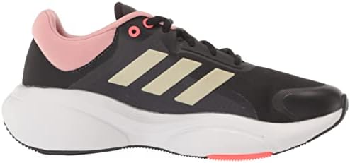 adidas Women's Response Running Shoe, Carbon/Sandy Beige Met/Turbo, 9 | Image 5