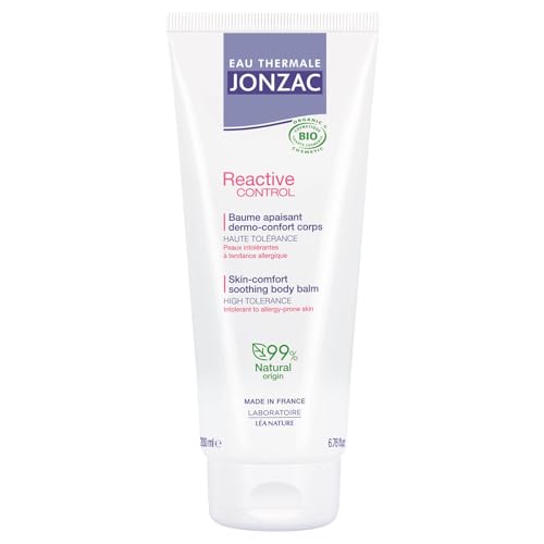 Eau Thermale Jonzac - Uspokajający balsam do ciała, bezzapachowy - Reaktywny - Skóra reaktywna lub nietolerancyjna - tubka 200 ml