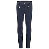- Klassische Thermo-Reithose , Silikon-Vollbesatz mit dekorativem Print , Elastischer Beinabschluss , Atmungsaktiv , Bi-elastisch , Baumwoll-Material , Thermo-Qualität , Wärmende Fleece-Innenseite , Reißverschlusstaschen Vorderseite