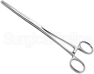 SurgicalOnline 8" Fishing Straight Hemostat Forceps Locking Clamps Stainless Steel