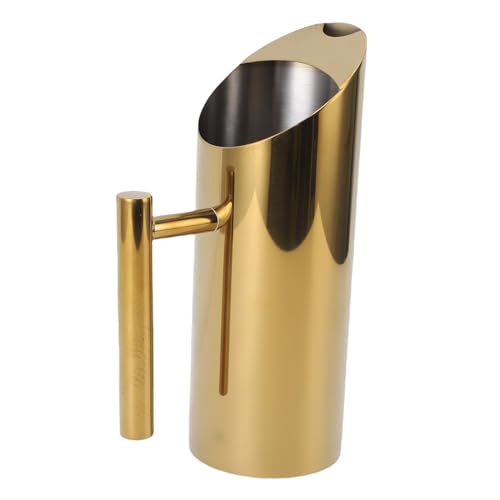 Pichet en métal 304 durable finition dorée haut de gamme pour la table