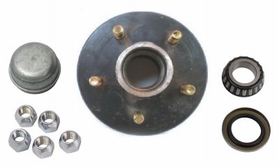 Uriah Products UW000154 Replacement Trailer Hub Kit for BT8 Spindles (5 Bolt on 4-1/2