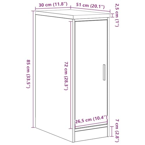 Armoire de rangement de garage noire 2 compartiments en bois de pin