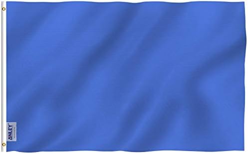 ANLEY Fly Breeze 3x5 Foot (90 X 150cm) Solid White Flag - Vivid Color and UV Fade Resistant - Canvas Header and Double Stitched - Plain White Flags Polyester with Brass Grommets 3 X 5 Ft