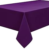 tischdecke rund lila Material: 100 % pflegeleichtes Polyester