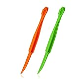 Orange Peeler Tools Citrus Peel Cutter Easy Fruit Vegetable Slicer Lemon Opener Remover Fruit Tool Kitchen Utensils Gadgets (2PCS Dual)