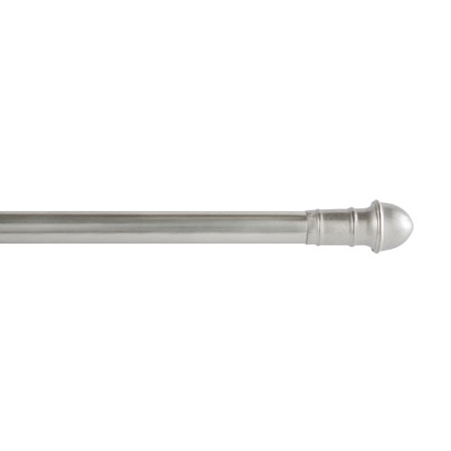 Kenney Cafe Window Curtain Rod, 48 To 84-Inch, Nickel #TOP23