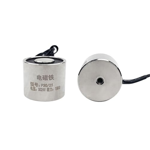 Électroaimant solénoïde 24V P30/25 avec ventouse de levage 150N