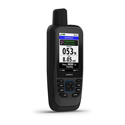 Garmin GPSMAP 86SC, Floating Handheld GPS with Button Operation, Preloaded BlueChart G3 Coastal Charts, Stream Boat Data from Compatible Chartplotters