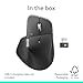 Logitech MX Master 4, Ergonomic Wireless Mouse with Advanced Performance Haptic Feedback, Ultra-Fast Scrolling, USB-C Charging, Bluetooth, Windows, MacOS - Graphite