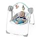 Bright Starts Whimsical Wild automatische Babyschaukel, zusammenklappbar, mit 6 Melodien und 2 Spielzeugen