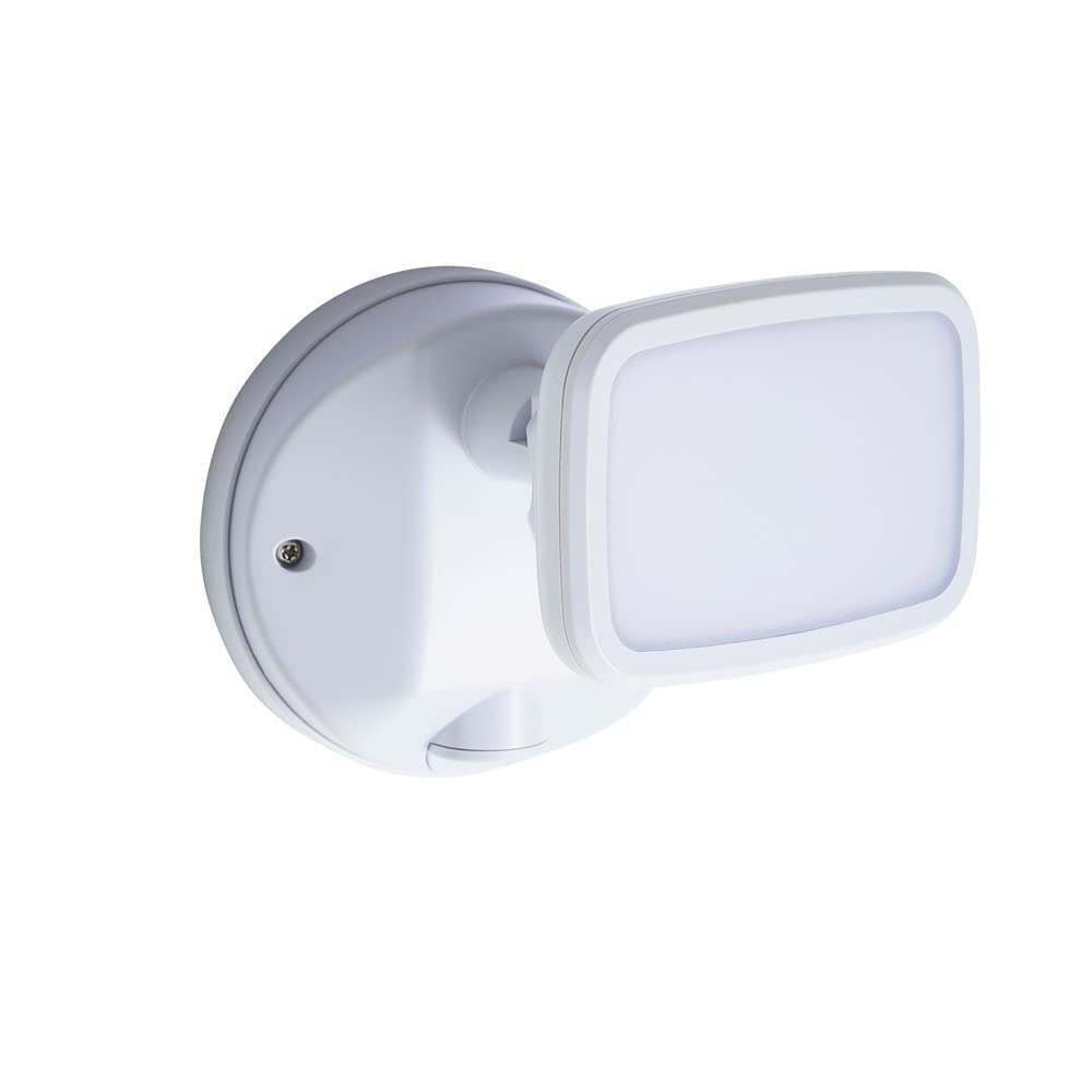 Litecraft Alma White Outdoor Led Wall Light from B&Q