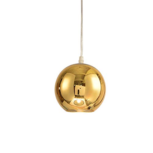 Lámpara de techo E27 de cristal dorado con diseño moderno europeo de lujo para salón elegante 2