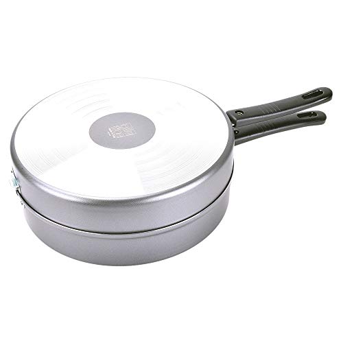 ALLUFLON Tradizione Italia Fornetto/Girafrittata Alto, Alluminio, Nero, 28 cm - 4