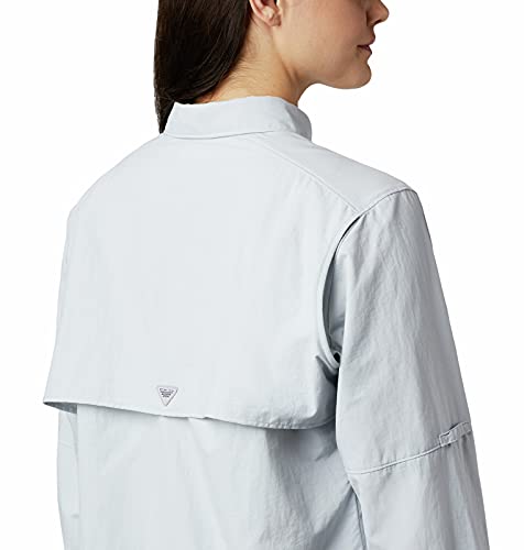 Columbia Women's Plus Size Pfg Bahama Ii Upf 30 Long Sleeve Fishing Shirt, Cirrus Grey, 2X #TOP3