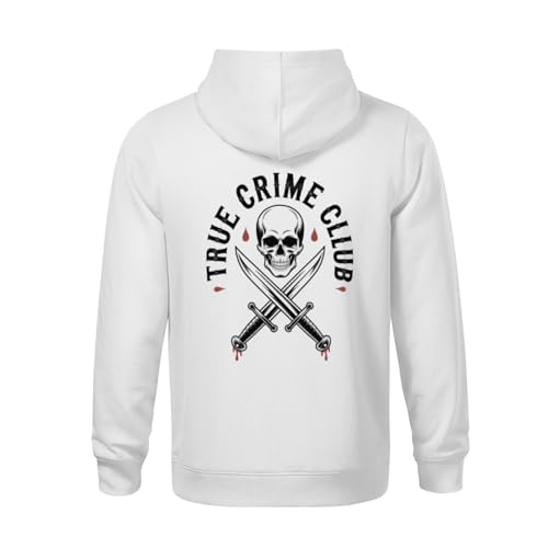 Kids Vintage True Crime Club Boys Girls Lightweight Kangaroo Pocket Fleece Hoodies3