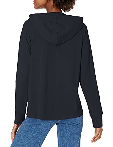 Tommy Hilfiger Performance Long Sleeve Hoodie – Pullover Sweaters For Women With Adjustable Drawstring Hood, Classic Navy, Large #TOP6