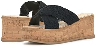 Jessica Simpson Women's Ediza Platform Sandal Wedge, Black, 12 | Image 7