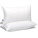 Set of 2, Luxury Goose Feather and Down Bed pillows (King)