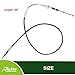 Roykaw Golf Cart Transmission Shift Cable Forward/Reverse for 2004-Up EZGO TXT, MPT 800/1200, ST Series Gas Models, Replaces OEM # 602891-66 inches
