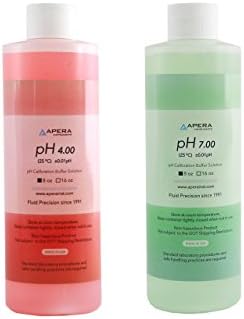 8オンス pH キャリブレーションバッファーソリューションキット pH 4.00 & 7.00 + 4オンス 3M KCLストレージソリューション pH/ORP電極用 AI1113 1