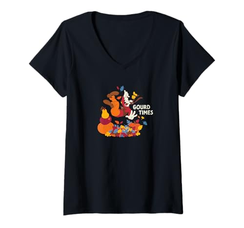 T-shirt Disney col V femme pour éviter les hauts ternes de mi-saison