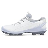 ECCO Men's Biom Tour Waterproof Golf Shoe, White, 9-9.5