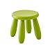 Podnóżek otomana plastikowy stołek dla dzieci stołek stołek na buty małe podnóżki salon łazienka, 7 kolorów (kolor: Zielony, rozmiar: 29,5 x 30 cm)