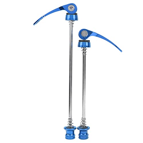 Cufaee 2Pcs Bicycle Wheel Hub, Bike Quick Release Axle Skewer Bicycle Hub Parts, Bike Axle Skewer Lever for Road, Mountain, BMX 