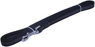 Gummierte Leine 2 m (schwarz)