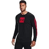 Under Armour Herren Camo Boxed Sportstyle Langarm-T-Shirt Hemd, Schwarz (001)/Rot, Large