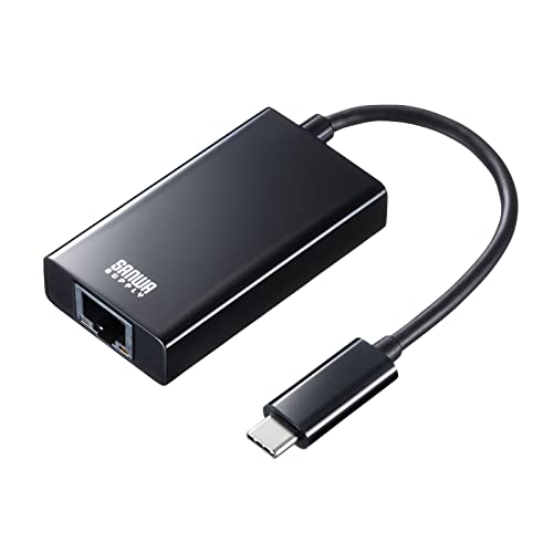 サンワサプライ USB3.2 TypeC-LAN変換アダプタ USB-CVLAN4BKN