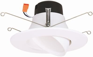 Halo La56069301ewh Led Adjustable Gimbal Retrofit Kit, 9 Watts, 120 Volt