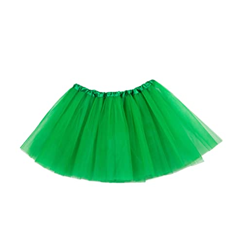 Holibanna Girls Green Tutu Skirt Kids Ballet Skirt for Dance Tutu Dress for Halloween Party