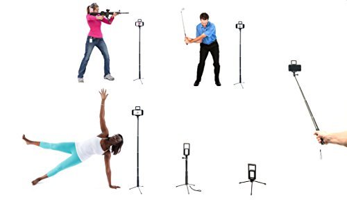 Glide Gear Phone Tablet TIK TOK Facetime Facebook Live Holder Selfie Stick Monopod Tripod Stand