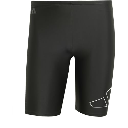 adidas Men's Bañador Largo Big Bars, Black/White, XS/S